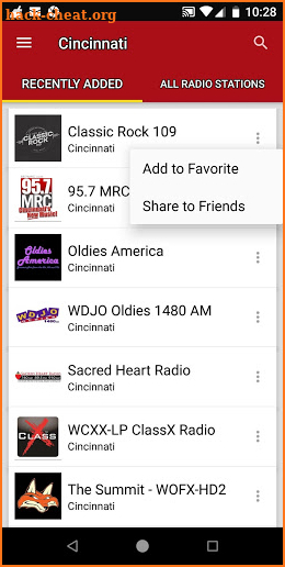 Cincinnati Radio Stations - Ohio, USA screenshot