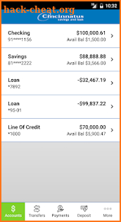 Cincinnatus Savings & Loan screenshot