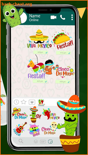 Cinco De Mayo Emoji Stickers screenshot