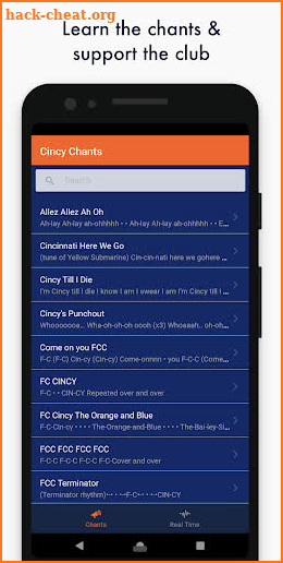 Cincy Chants screenshot