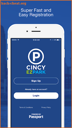 Cincy EZPark screenshot