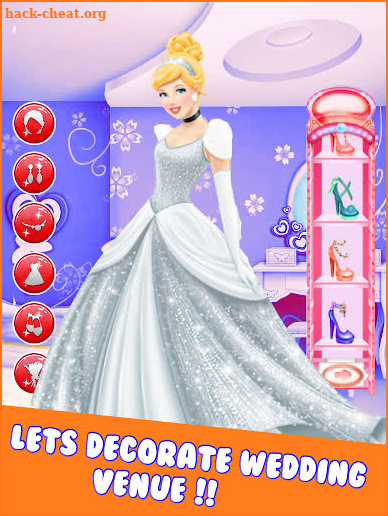 Cindrella Dress Up & Makeup game screenshot
