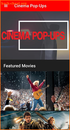 Cinema Pop-Ups screenshot