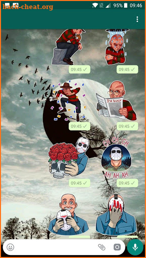 Cinema stickers for WhatsApp screenshot