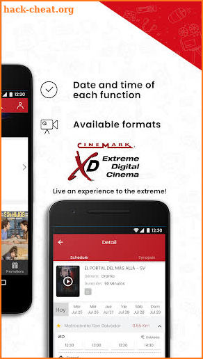 Cinemark Centroamérica screenshot