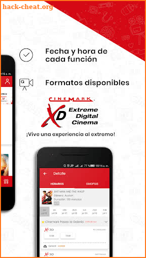 Cinemark Paraguay screenshot