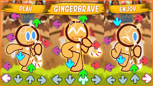 Cingerbrave Cookie Kingdom FNF Mod screenshot