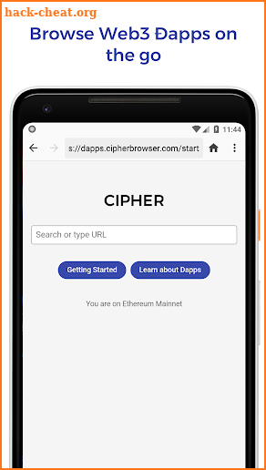 Cipher Browser - Ethereum Wallet & DApp Browser screenshot