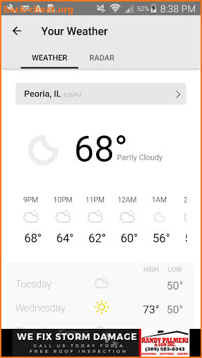 CIProud2Go Weather screenshot