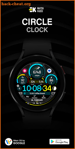 Circle Clock - Watch Face screenshot