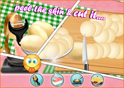 Circle French Fries Recipe- Delicious Cooking Game screenshot