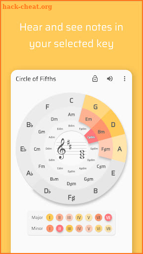 Circle of Fifths [Free, No ads] screenshot