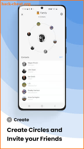Circles: Share More with Less screenshot