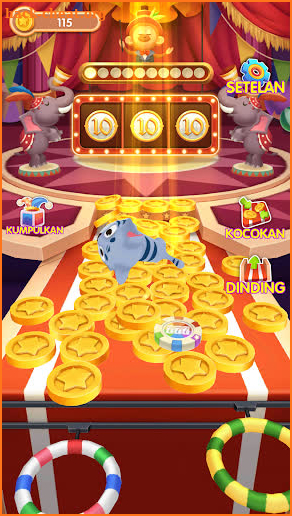 Circus coin pusher screenshot