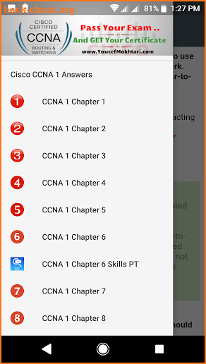 Cisco CCNA Answers screenshot