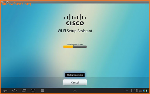 Cisco Network Setup Assistant screenshot
