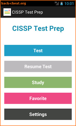 CISSP CBK-5 Test Prep screenshot