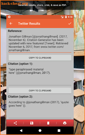 Citation Generator screenshot