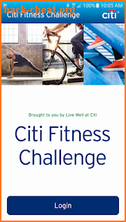 Citi Fitness Challenge screenshot
