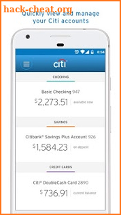 Citi Mobile® screenshot
