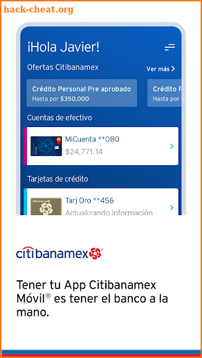 Citibanamex Móvil screenshot