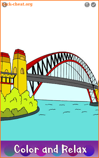 Cities Color by Number: Nation Coloring Book Pages screenshot