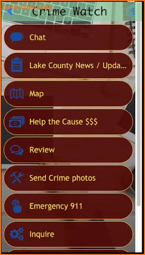 Citizen Crime Reporting/Tips screenshot