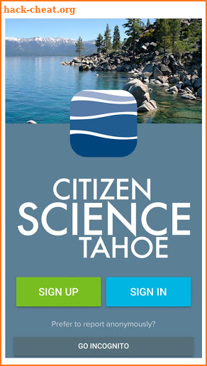 Citizen Science Tahoe screenshot