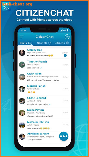 CitizenChat - Connect, Chat, find Jobs, Internship screenshot