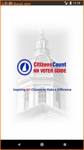 Citizens Count NH Voter Guide screenshot