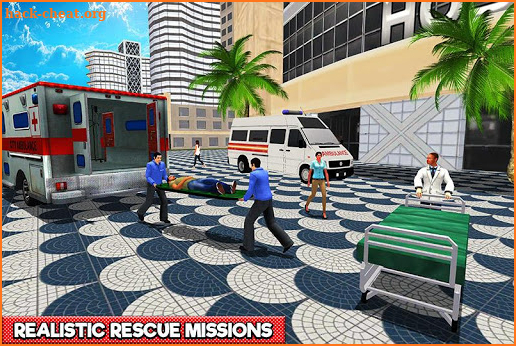City Ambulance: Coast Guard Rescue Rush screenshot