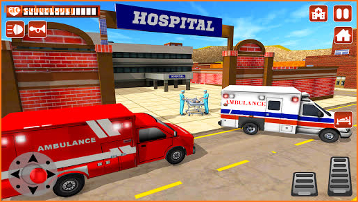 City Ambulance Rescue Driver-Emergency Rescue Game screenshot