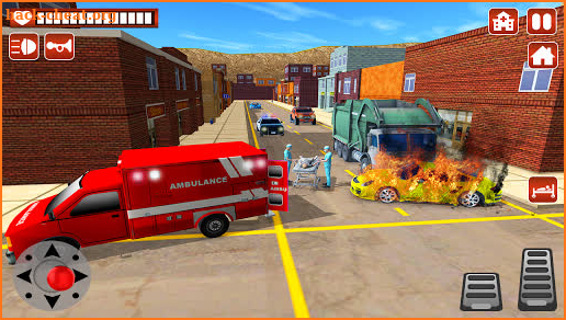 City Ambulance Rescue Driver-Emergency Rescue Game screenshot