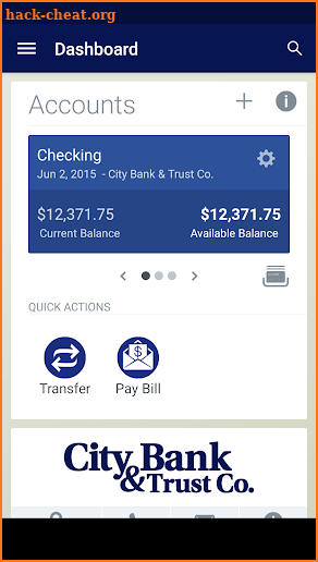 City Bank & Trust Co screenshot