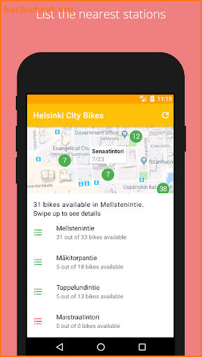 City Bikes Helsinki screenshot