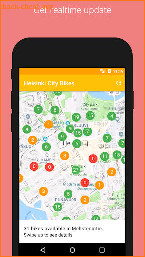 City Bikes Helsinki screenshot