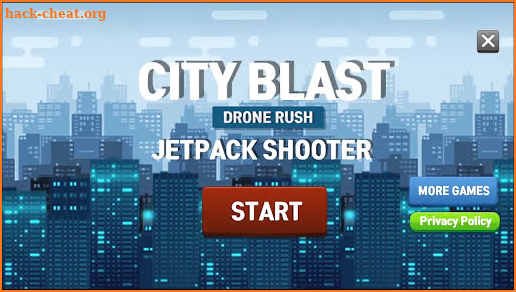 City Blast – Jet Pack Shooter Sidescroller Game screenshot