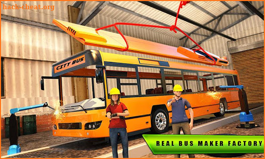 City Bus Builder Auto Repair 3D Bus Mechanic Games screenshot
