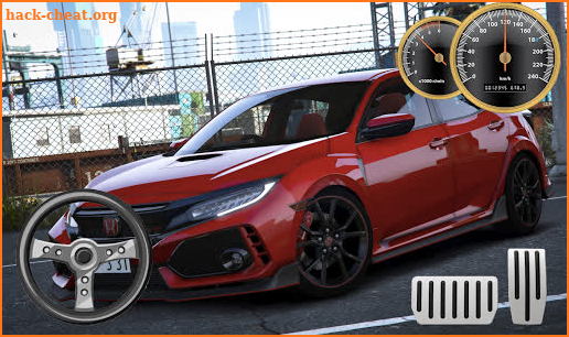 City Car Honda Civic Parking & Driving screenshot