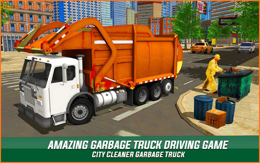 City Cleaner Garbage Truck: Truck Driving Games screenshot