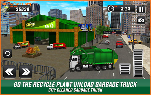 City Cleaner Garbage Truck: Truck Driving Games screenshot