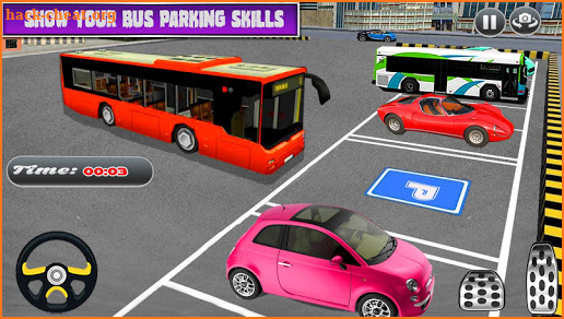 City Coach Bus Simulator Parking Drive screenshot