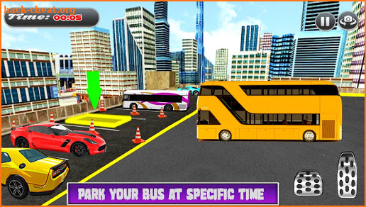 City Coach Bus Simulator Parking Drive screenshot