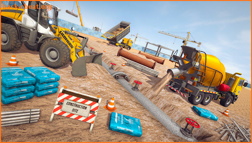 City Construction Excavator: House Building Game screenshot