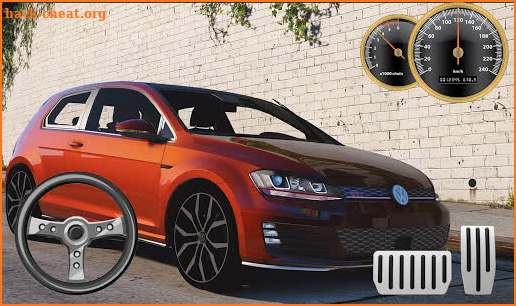 City Driving Volkswagen Golf Parking screenshot