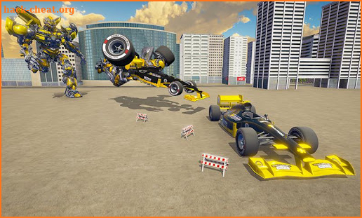 City Formula Car Robot Transform Robot Car Games screenshot