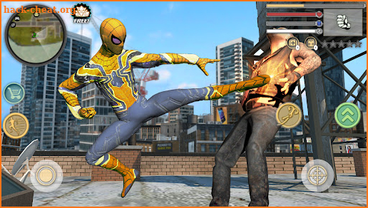 City Gangster Rope Hero Spider 3D screenshot