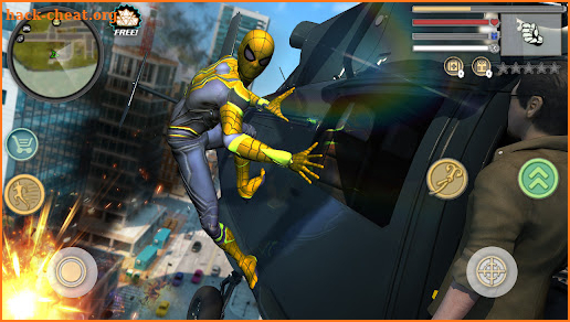 City Gangster Rope Hero Spider 3D screenshot