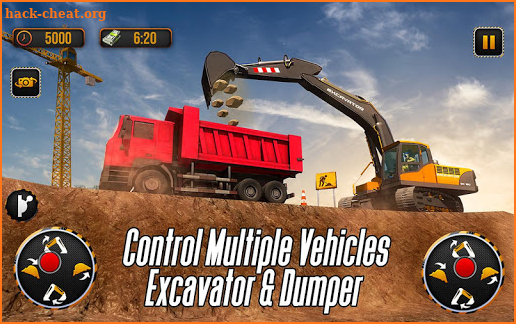City Heavy Excavator: Construction Crane Pro 2018 screenshot