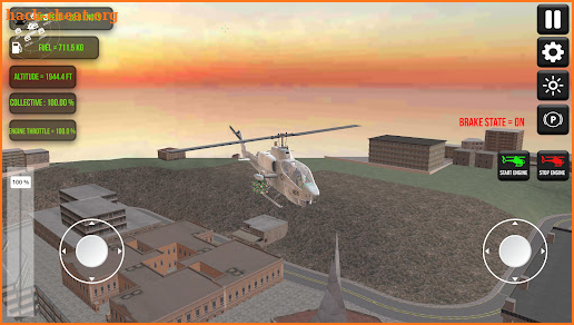 City Helicopter Simulator screenshot